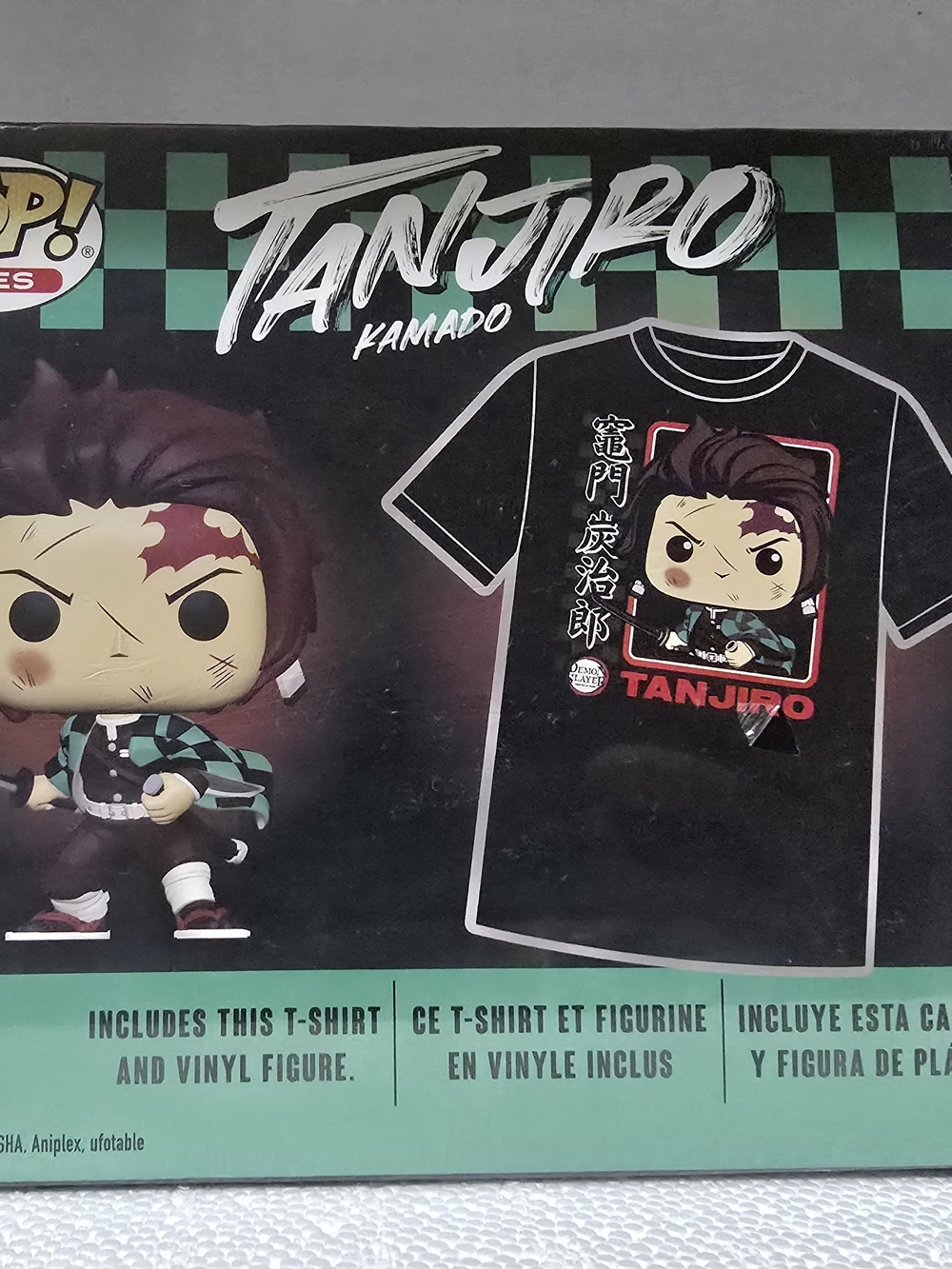Funko POP Tanjiro & Rui With Graphic T-Shirts 2XL & XL